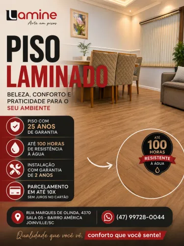 Venda e instalação de piso laminado