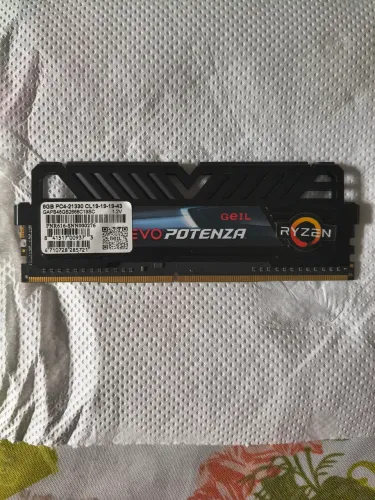 Memória RAM Geil Evo Potenza 8GB ddr4 2400Mhz