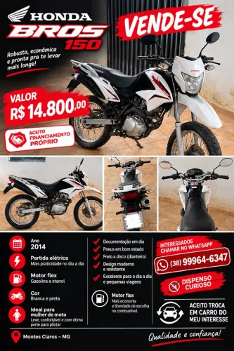 Honda NXR 150 Bros ESD Mix/flex 2014
