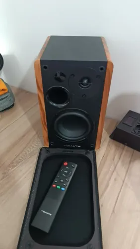 Monitor de Áudio Ativo Tomate MTS-2026 Bluetooth para Home Studio 100W
