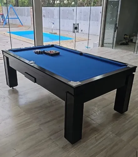 Mesa de sinuca - Modelo 4 pés - Gaveta - Imperdível 