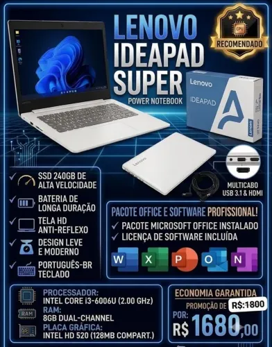 Notebook lenovo