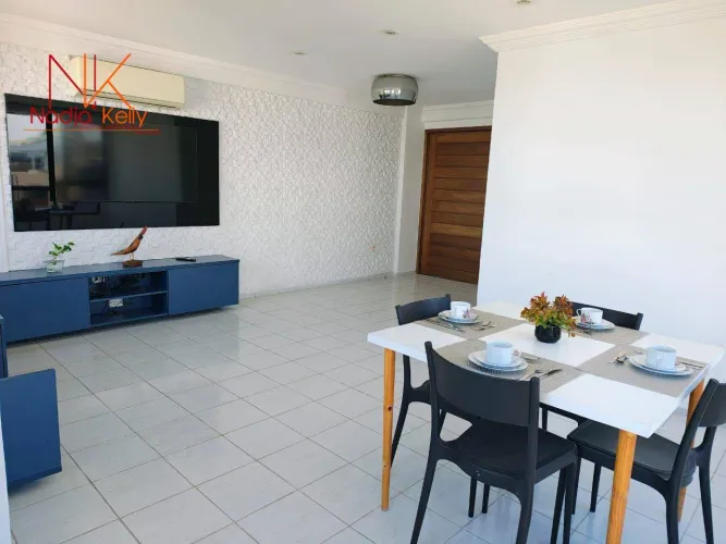 Apartamento a 100m. da praia, de 114m² com 3 quartos a venda R$ 1.150.000 - Cabo Branco -