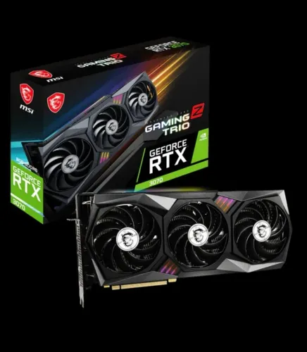 Rtx 3070 msi z trio na caixa com suporte