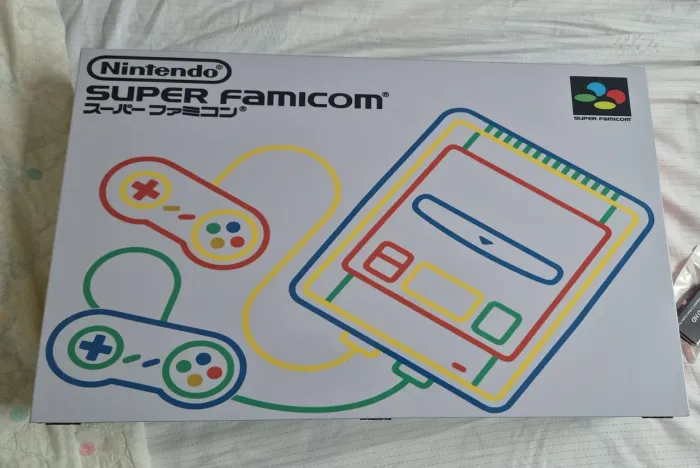Caixa em mdf para Super Famicom/Super Nintendo