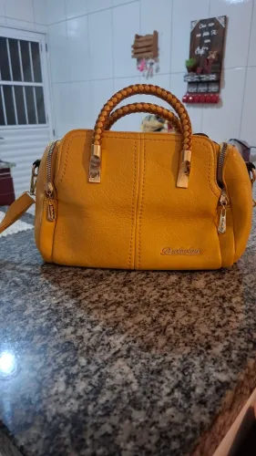 Bolsa transversal couro sintético 
