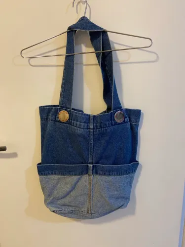 Bolsa jeans carmim