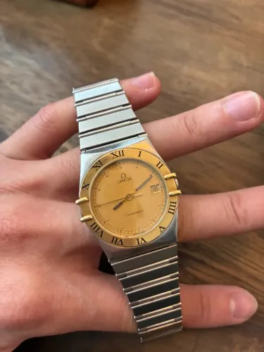 RELÓGIO OMEGA CONSTELLATION ORIGINAL - AÇO E OURO
