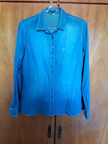 Camisa Jeans Dudalina - Tamanho 38