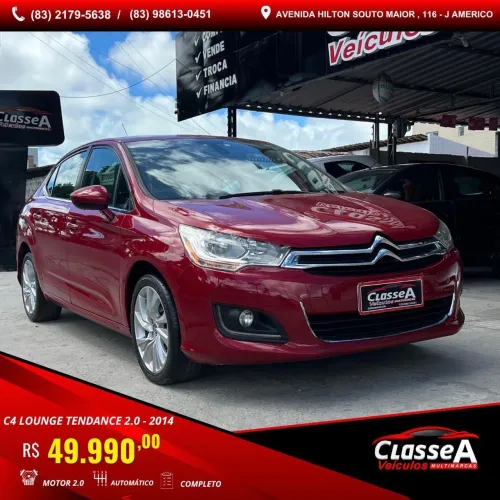 Citroen C4 Lounge Tendance 2.0 Flex 4P Aut. 2014