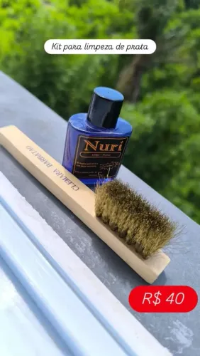Kit de limpeza e polimento de Joias em prata, Aceitamos cartões