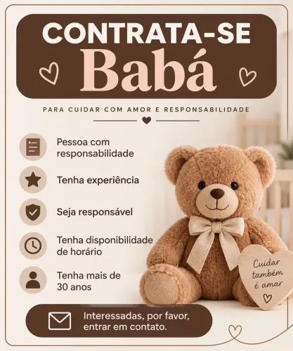 Contrata-se babá 