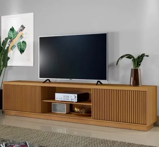 Rack para TV Verona Ripado 180 Naturale