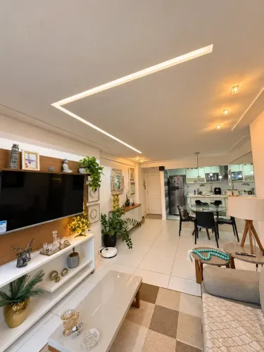 Apartamento Pituba Ville | 2 Suítes, Nascente, Mobiliado e Decorado | Vista Mar | Pituba V