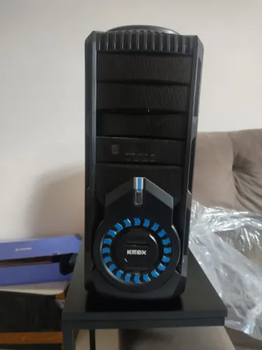 Gabinete K-mex com placa mae Asus, placa wi-fi, 2x memoria ram 4g e water cooler