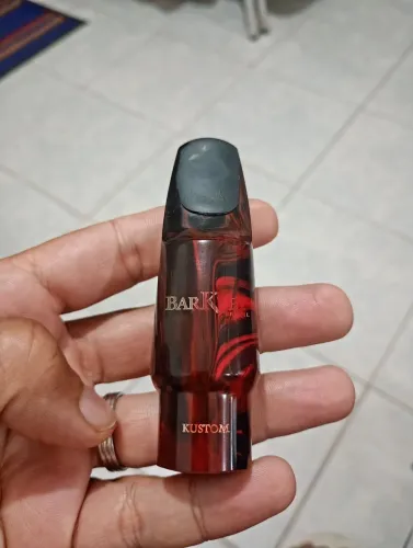 Boquilha sax alto Barkley pop7 kustow vermelha aceito cartão