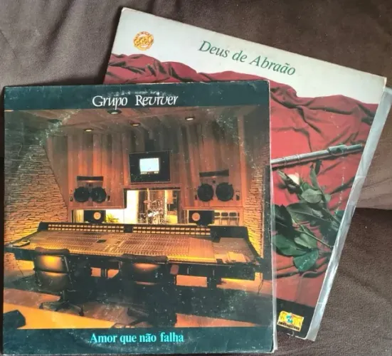 Lote 2 Lps Discos De Vinil Gospel Evangélico - Grupo Reviver