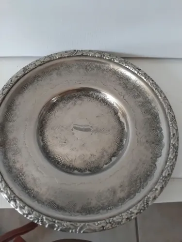 Prato banho de prata Rep Scheffiela