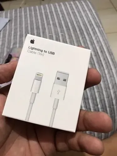 Cabo de iPhone da Apple USB Lightning Novo (Lacrado)