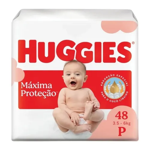 Fralda Huggies Máxima Proteção P (28 un)