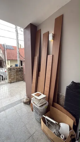 Restos de chapas de madeira mdf 1,5 cm