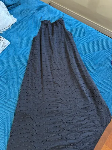 Vestido longo Riachuelo em laise