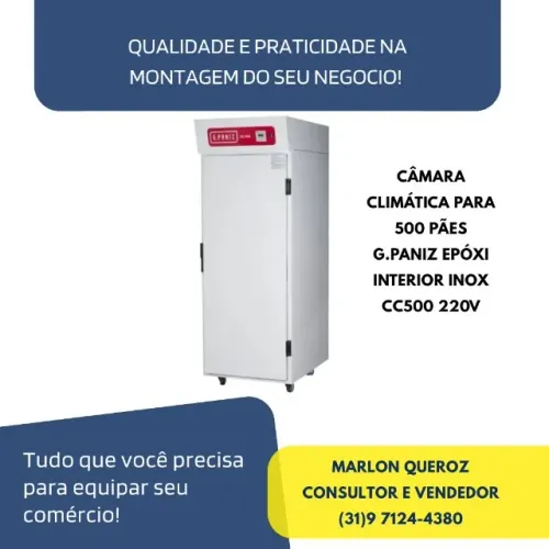 Câmara Climática para 500 Pães GPaniz Nova