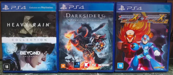 MegaMan collection / Heavy Rain / Darksiders PS4