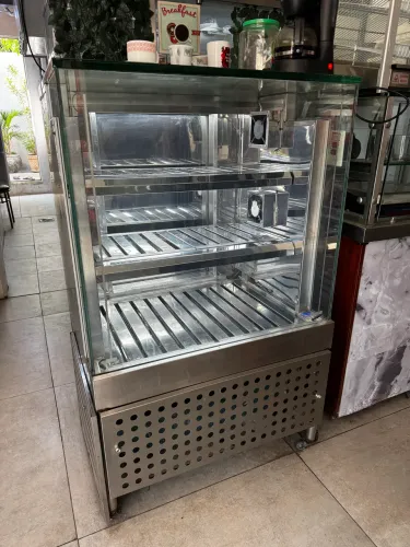 Refrigerador vitrine de Inox luxo Blindex