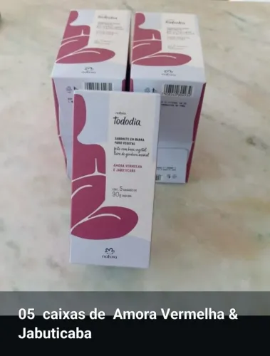 Sabonetes da NATURA na caixa NOVO