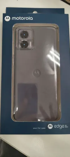 Capa protetora transparente para Motorola Edge 30 NEO original nova na embalagem!