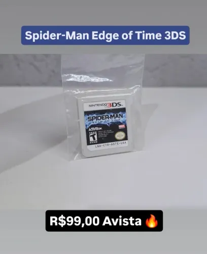 Spider-Man Edge of Time 3DS Original !!!