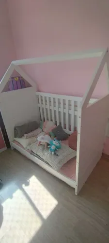 Berço Americano Montessori vira Mini Cama Branco