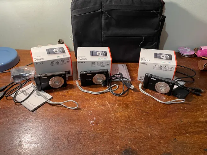 VENDO 3 Câmeras Sony Cyber-shot Dsc-w800