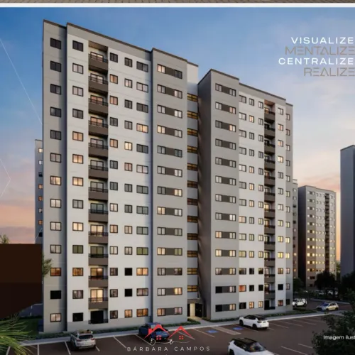 Apartamento 2/4, opções com varanda, Vertex Getúlio Vargas