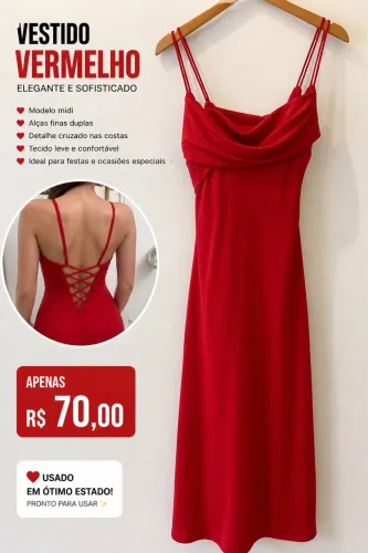 VESTIDO VERMELHO