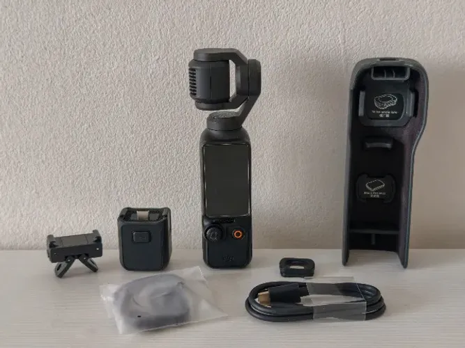 Kit DJI Pocket 3 com lente angular original. 6 brindes! Melhor preço!