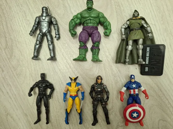 Super Herois Marvel Universe Hulk Dr Destino Capitao America e outros