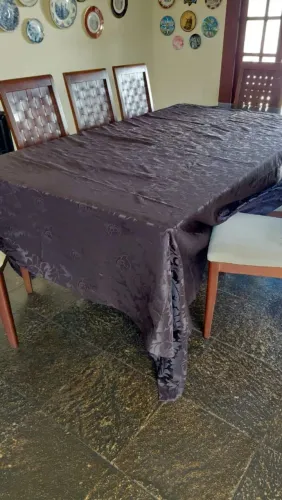 Toalha de mesa acetinada