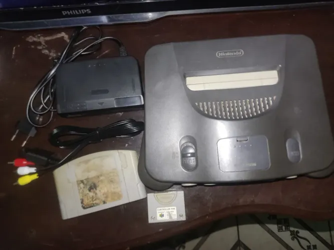 Console Nintendo 64 Nacional Com Memory Pak E International Super Soccer Star