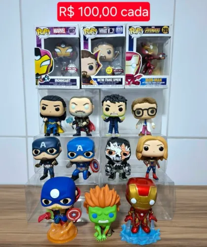 Funko Pop! Marvel e Street Fighter