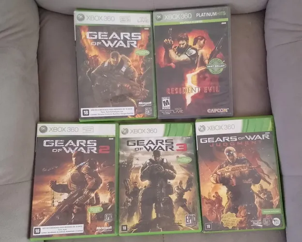 Coleção jogos de Xbox 360