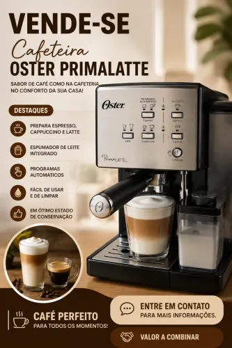 Cafeteira Oster prima late
