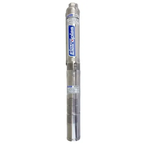 Bomba submersa Eletroplas 7,5 CV 5,5 160MCA 71m³/h 380v 4" TRIFÁSICA