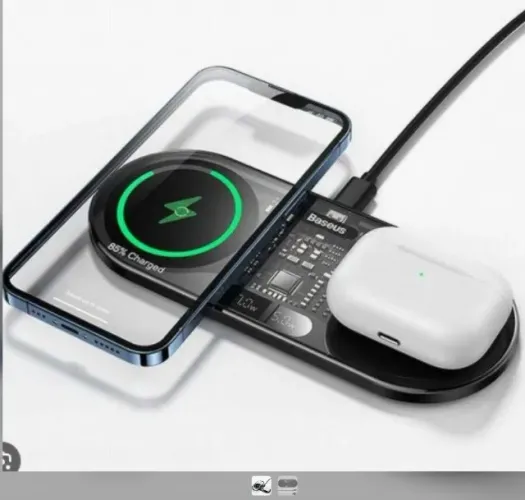 Carregador por indução wireless duplo - BASEUS