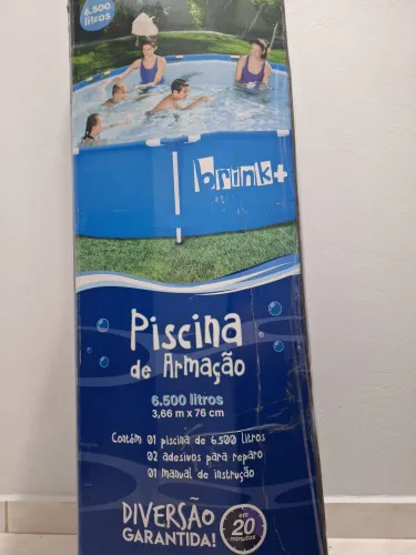 Piscina 6.500 Litros + Capa Intex + Bomba/Filtro