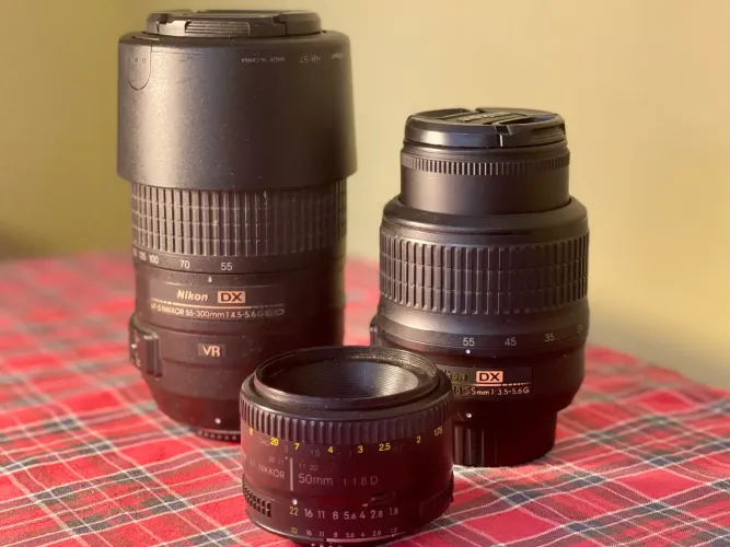 Kit Nikon + 3 lentes
