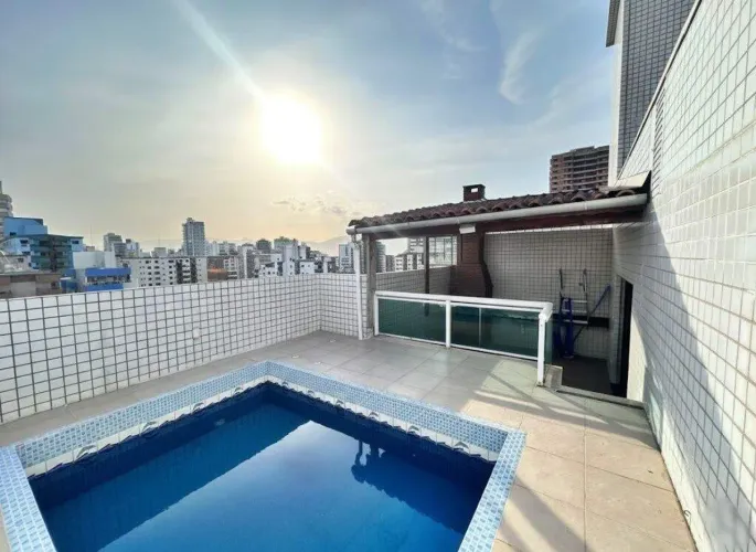Cobertura à venda, 152 m² por R$ 850.000,00 - Vila Guilhermina - Praia Grande/SP