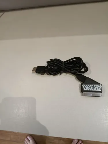 Cabo scart Sega Dreamcast melhore a imagem