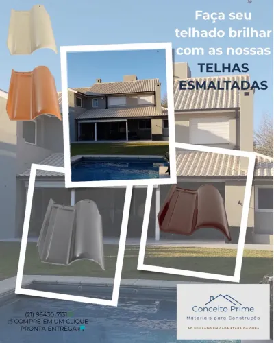 Telhas Esmaltadas com Condições Especiais para Sua Obra